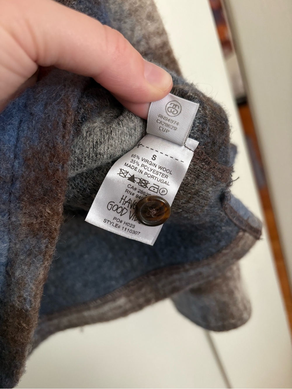 Stüssy Brushed Wool Plaid Zip Shirt - Picture 4 of 10
